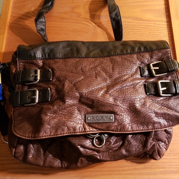 Brown leather Cross body Roxy bag - Picture 1 of 1